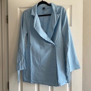 Never been worn blue shirt dress from shein